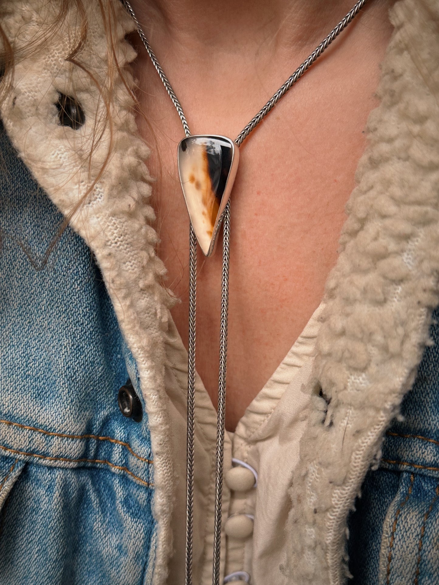 Montana Agate Desperado Bolo