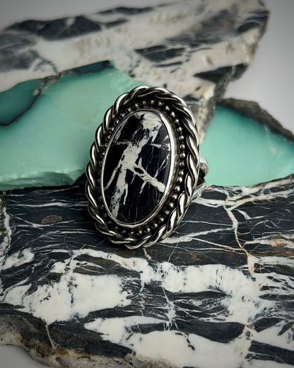Holdfast White Buffalo Ring {size 7}