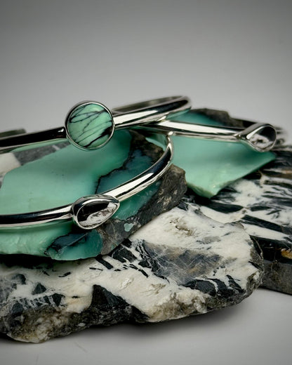 White Buffalo Cuff {5.25" around 1" opening}