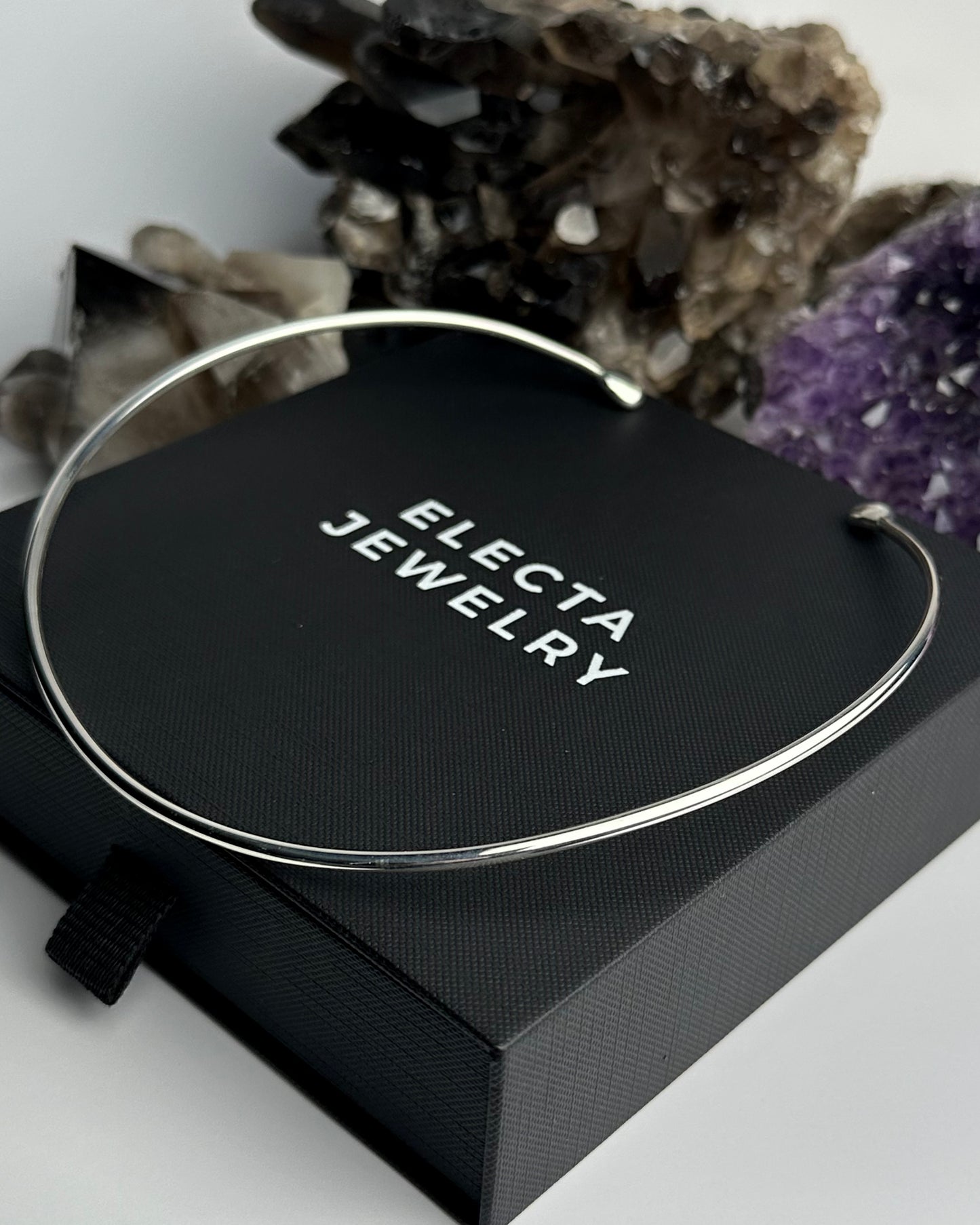 Sterling Silver Neck Ring - made to order