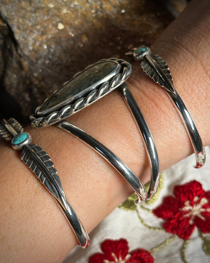 Hava Ridge Infinity Twist Cuff {5.5" around with 1" opening}