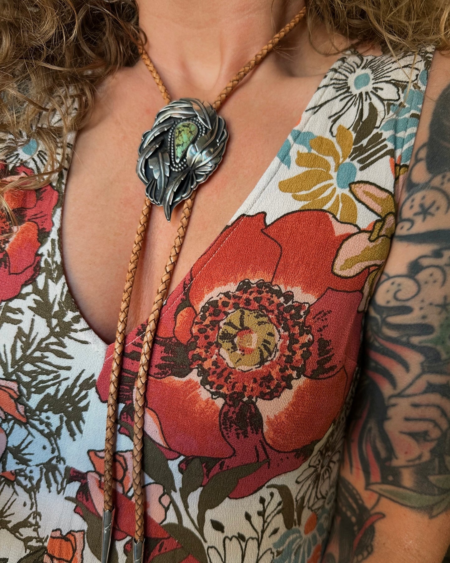 Whisperleaf Bolo Tie