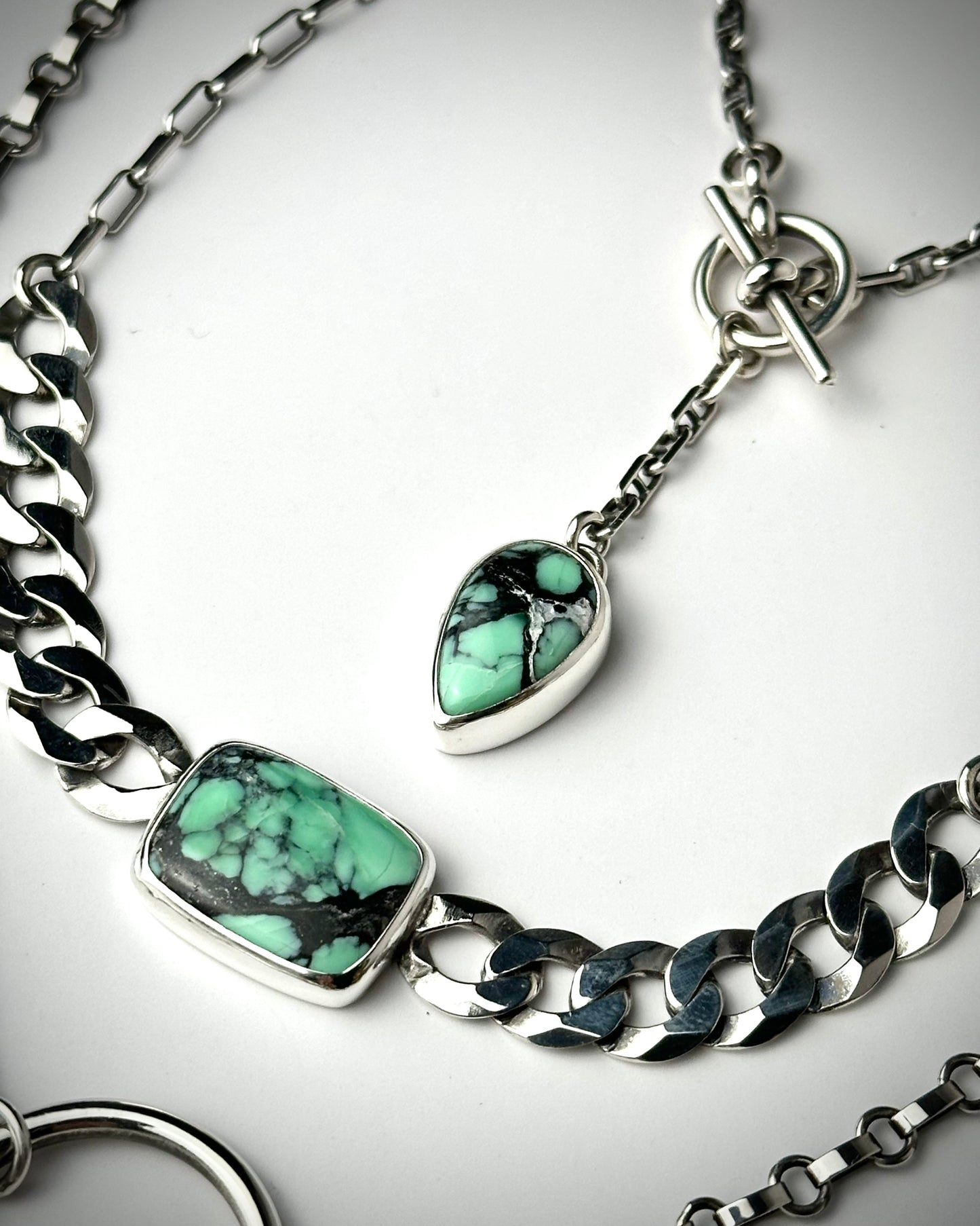 Foundation Collar - Emerald Rose Variscite