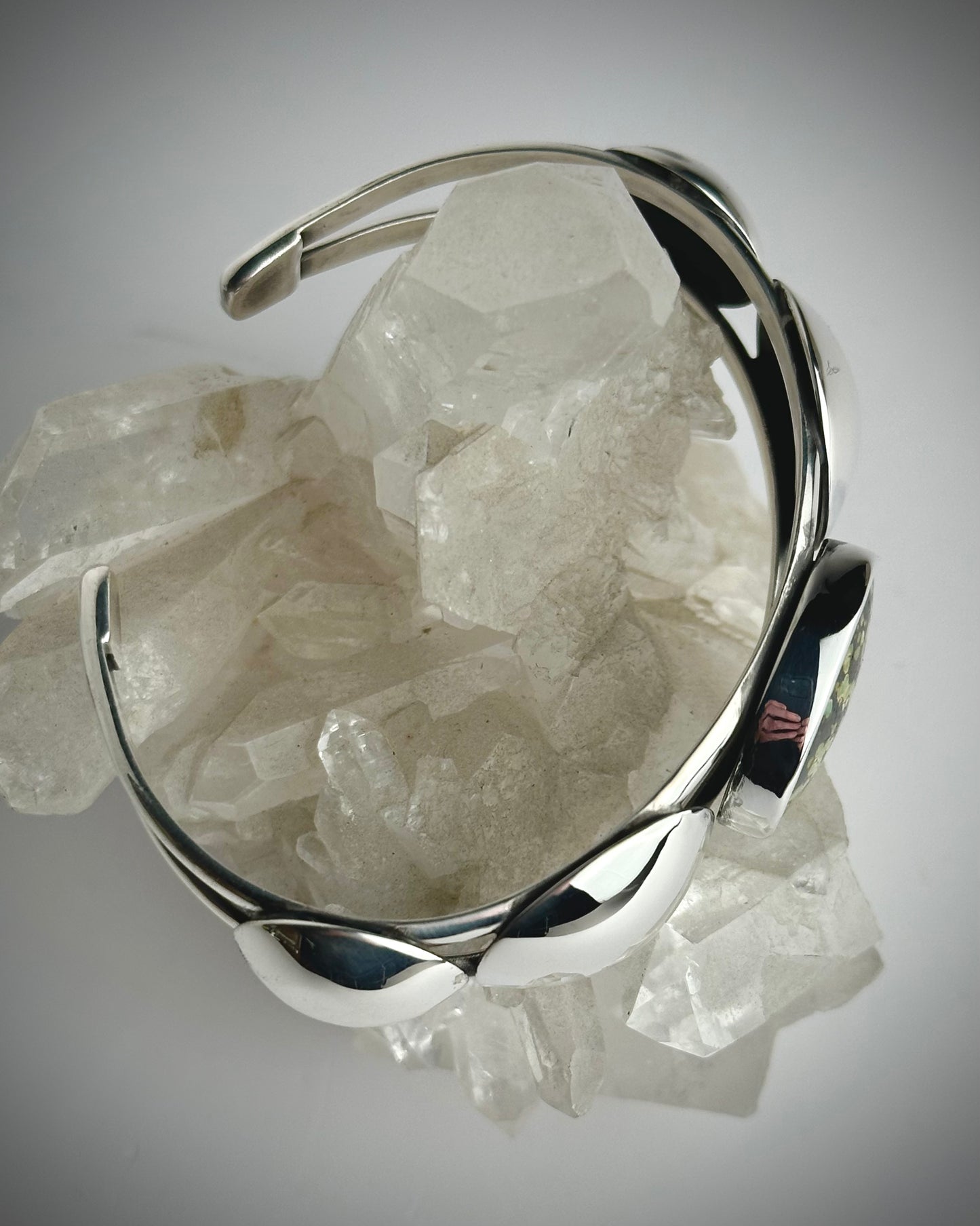 Turquoise & Dome Cuff