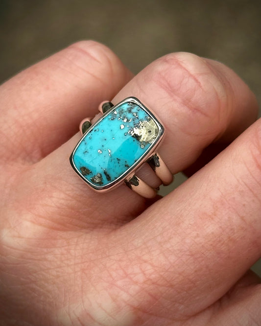 Nacozari Turquoies Ring {sz. 6.5}