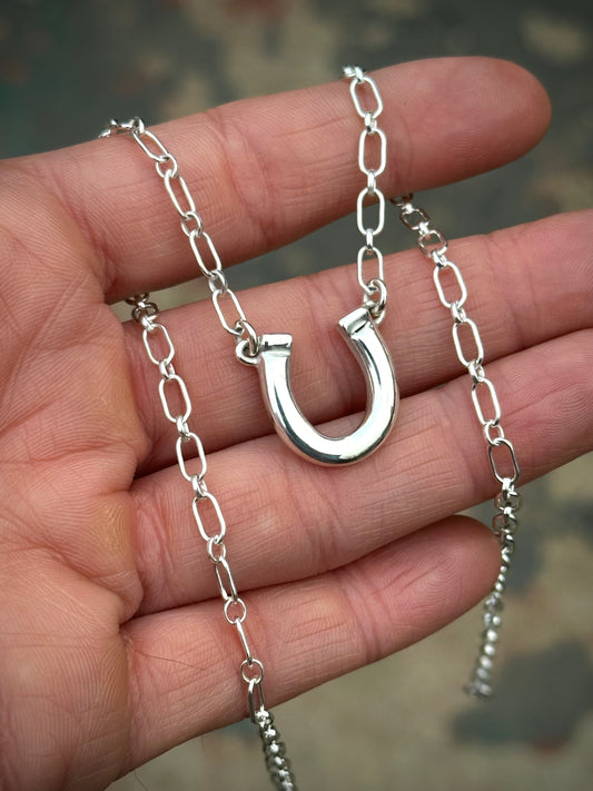 Horseshoe Charm Necklace