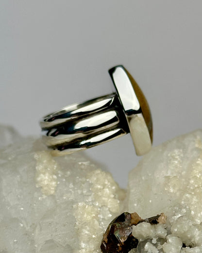 Chicken Track Jasper Ring {sz 5.75/6}
