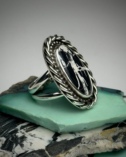 Holdfast White Buffalo Ring {size 7}