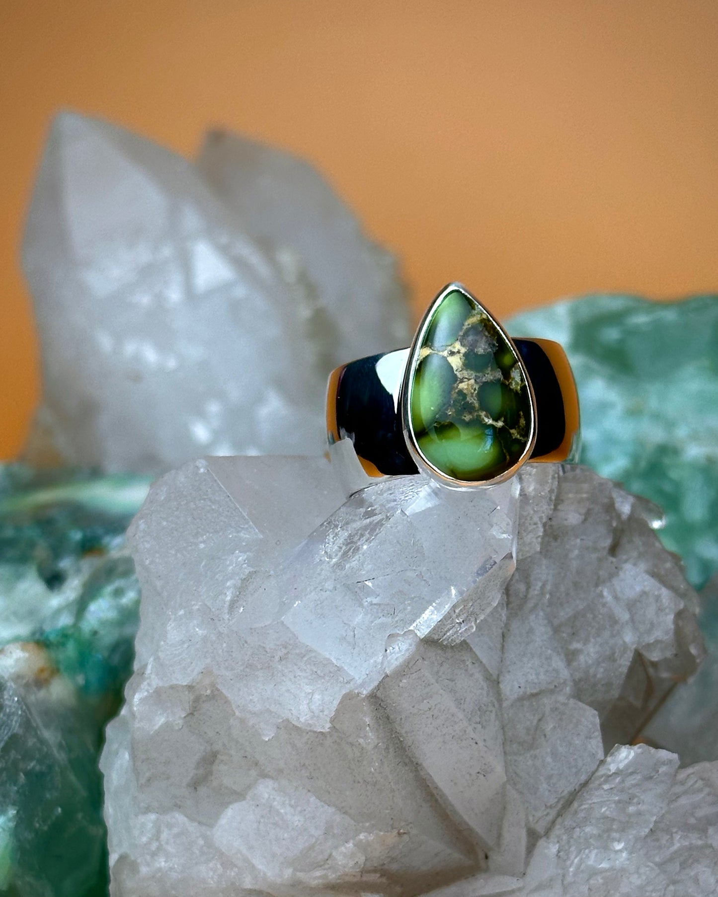 Sonoran Mountain Turquoise Ring {size 7.5}
